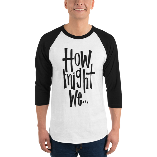 3/4 sleeve raglan shirt